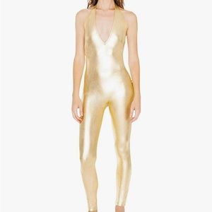 American Apparel Metallic Catsuit